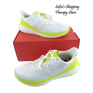 Lane Eight Relay Trainer Mens 8.5 / Womens 9.5 Workout Sneakers Shoes White Lime - Picture 1 of 9