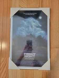 Fright Night Wandbild Film hängendes Bild 11 x 17 massives Gesicht - Bild 1 von 4
