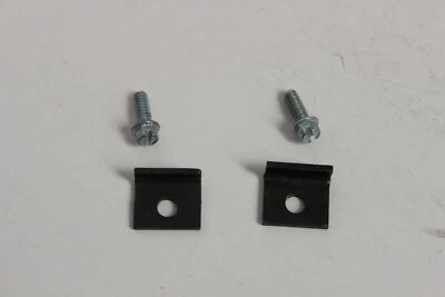 IBM 5170 AT MOUNTING CLIPS WITH SCREWS FOR FLOPPY DRIVE - Image 1 of 4