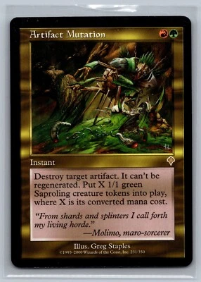 Magic The Gathering Invasion Artifact Mutation #231/350 MTG TCG CCG - Image 1 of 2