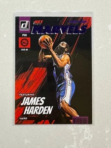 Red Donruss James Harden 2022-23 Marvels púrpura prueba de prensa #16 - Imagen 1 de 2