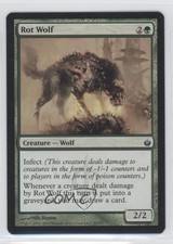 2011 Magic: the Gathering - Mirrodin Besieged Rot Wolf #90 0b5