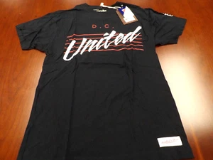 MITCHELL & NESS MLS D.C. UNITED FC BLACK T-SHIRT SIZE M - Picture 1 of 5