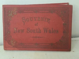 Antikes Erinnerungsbuch New South Wales 1800er 21 ausklappbare Schwarzweiß Fotos - Bild 1 von 9