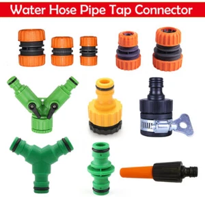 Gartenschlauch Adapter Wasser Anschluss Set, Spritze Hahnanschluss Schlauchstück - Bild 1 von 22