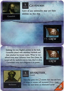 Wizkids Pirates Pocketmodel - Cavendish - Musketeer (crew) PatOE 019 C - Picture 1 of 1