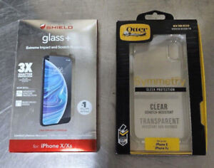 InvisibleShield Glass Plus Screen Protector & Otterbox Symmetry for iPhone X/XS