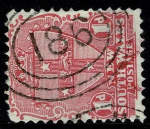 Matasellos numéricos NSW 186 North Sydney, tipo 5 5 x 111/2 mm con abierto "6". Clasificado SS - Imagen 1 de 1