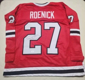 Jeremy Roenick Auto Custom Signed Hockey Jersey JSA size XL Team certified - Picture 1 of 2