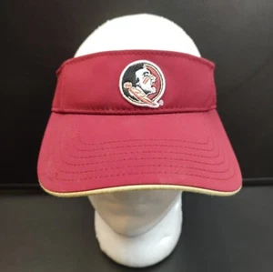 Vtg The Game Florida State Seminoles FSU Garnet and Gold Adjustable Visor OSFM - Picture 1 of 5
