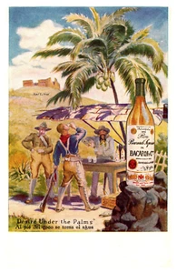 BACARDI SUPERIOR RUM - ADVERTISING POSTCARD - OLD POSTCARD - Picture 1 of 2