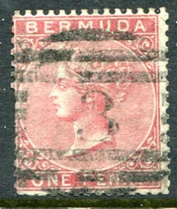 BERMUDA: (16332) K1 “3” numeral postmark/cancel - Picture 1 of 1
