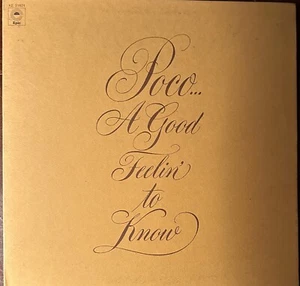 POCO-Pre-Owned LP..A GOOD FEELIN' TO KNOW. GATEFOLD..BOOKLET LP Lyrics G+/VG - Imagen 1 de 7
