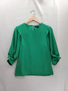 Blusa Top C. Luce Verde Manga 3/4 Talla-S - Imagen 1 de 8