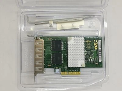 FUJITSU D3045-A11( I350-T4)GS1 PCIe QUAD PORT GIGABIT NETWORK ADAPTER - Image 1 of 4