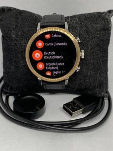 Fossil Gen 4 Authentic Digital Dial Smart Watch Custom Band FTW6016 LT344 - Picture 1 of 12