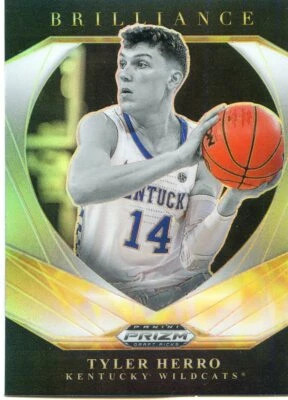 2021-22 Panini Prizm Draft Picks TYLER HERRO BRILLIANCE #17 SILVER PRIZM - Image 1 of 2