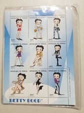 Betty Boop Stamps 1998-99 (Lot of 38)