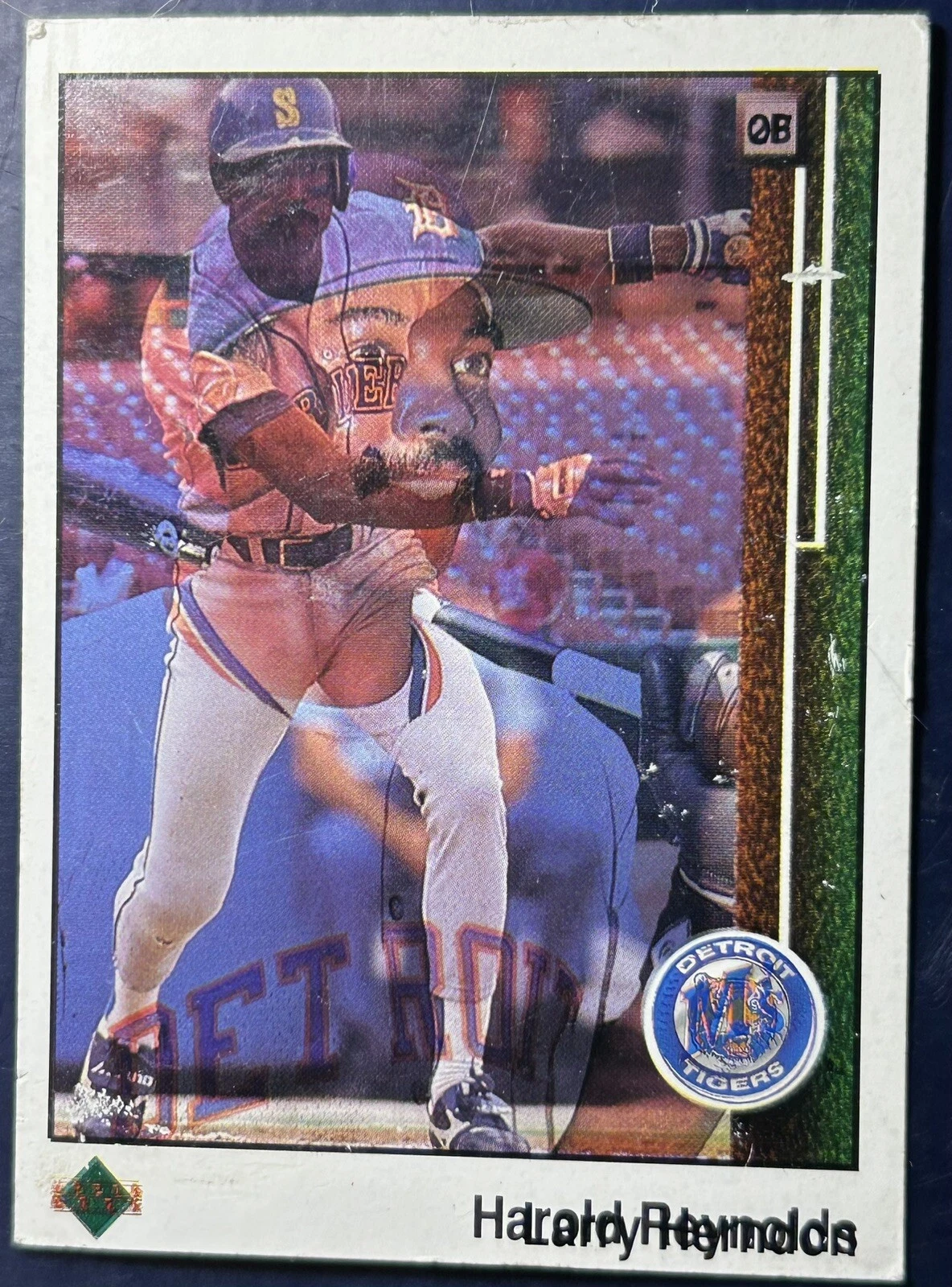1989 Upper Deck Triple Exposure “Error” Ray Knight Harold Reynolds Larry Herndon