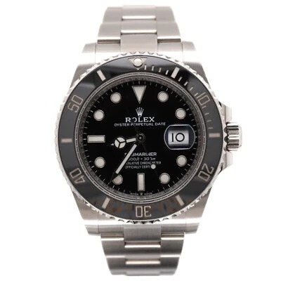 Reloj Rolex Submariner Date 41 mm cerámica acero inoxidable esfera negra para hombre 126610LN Foto 1 de 4