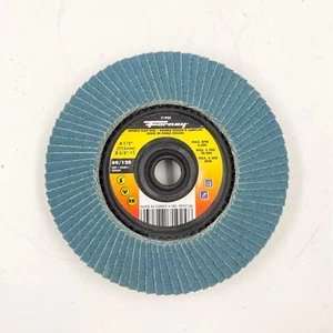 ESTUCHE de 5 discos solapa de doble cara Forney 71924 4-1/2"" x 5/8-11"" 60/120 granos - Imagen 1 de 5