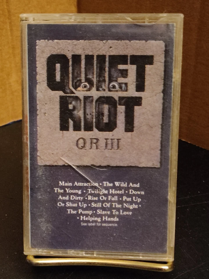 Quiet Riot - QR III (1986) (Cassette) OZT 40321 - Image 1 of 4