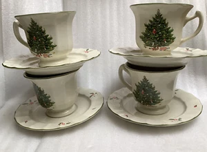 4 tazas de café y platillos temporada navideños Studio Nova ¡bonitos! - Imagen 1 de 5