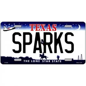 Sparks Texas Metal Sign - Picture 1 of 1