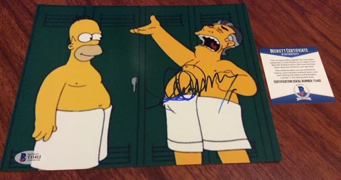 PLACIDO DOMINGO SIGNED 8X10 PHOTO THE SIMPSONS OPERA SINGER BECKETT BAS Cover