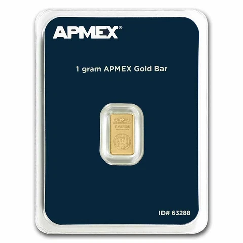 1 gram Gold Bar - APMEX (In TEP Package) - SKU #63288 Cover