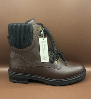 Botas impermeables Cougar Kudos DK de cuero marrón para mujer talla 7 de EE. UU. nuevas Foto 1 de 4