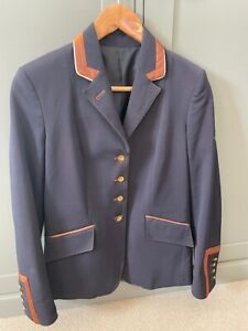 Flying Changes Charlotte Navy Jacket with Bronze detailing and buttons