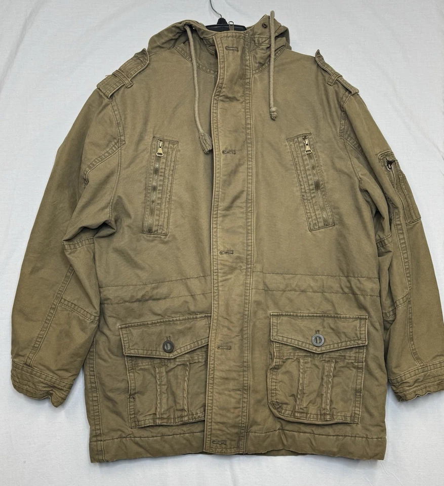 Chaqueta de snorkle Old Navy XXL de algodón Siox para hombre Foto 1 de 4