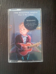 THE BEAUTIFUL SOUTH - BLUE IS THE COLOUR - CASSETTE TAPE - Picture 1 of 3