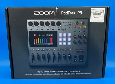 Zoom PodTrak P8 Podcasting Recorder - Image 1 of 4