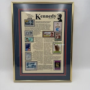 Briefmarken Kunst Blick in die Vergangenheit JFK Sammlung Jack Rabbit Rahmennummer Kennedy - Bild 1 von 13