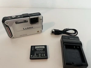 Panasonic Lumix DMC-FT4 GPS Digital Camera 12.1MP Waterproof + Charger (No SD) - Picture 1 of 7