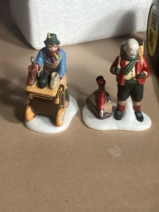 Dept 56 - Cobbler & Clock Peddler - Dickens Village - 58394 - Set of 2 - Picture 1 of 15