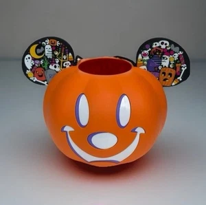 Disney parks 2022 Mickey Halloween Trick Or Treat Bucket Boo To You! HTF - Picture 1 of 11