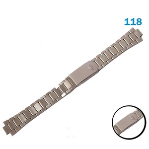 MOBLOT Original Metal band Bracelet Swiss-high quality new-Size 16mm-Silver #118 - Picture 1 of 5