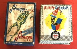 2 alte Quartettspiele "Schnipp Schnapp" 50/60er Jahre - Bild 1 von 5