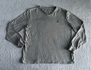 Polo Ralph Lauren Hemd Herren Gr. Large grau Pony Langarmshirt Preppy " - Bild 1 von 9