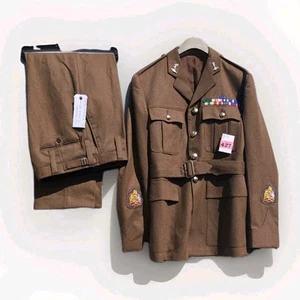 British Army Royal Corps of Signals No2 Uniform Jacke & Hose SIG FAD 41"Ch - Bild 1 von 10