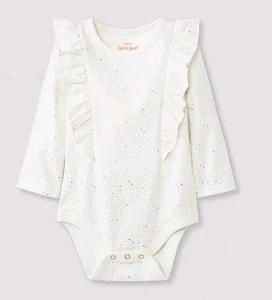 Body manga larga con volantes de 0/3 meses para bebé niña - Cat & Jack - Imagen 1 de 3
