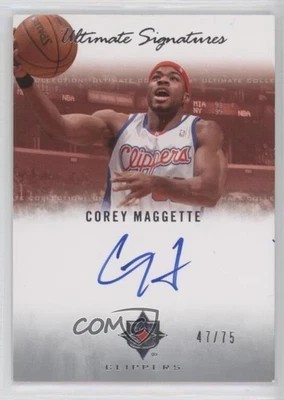 2007-08 Ultimate Collection Ultimate Signatures /75 Corey Maggette #US-CM Auto - Image 1 of 2