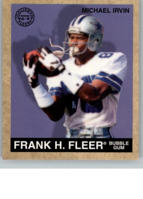 1997 Fleer Goudey Football #93 Michael Irvin - Dallas Cowboys - Image 1 of 2