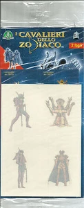 CAVALIERI DELLO ZODIACO (SAINT SEYA) 4 TATUAGGI E 4 ADESIVI (Giochi Preziosi)-F - Picture 1 of 5