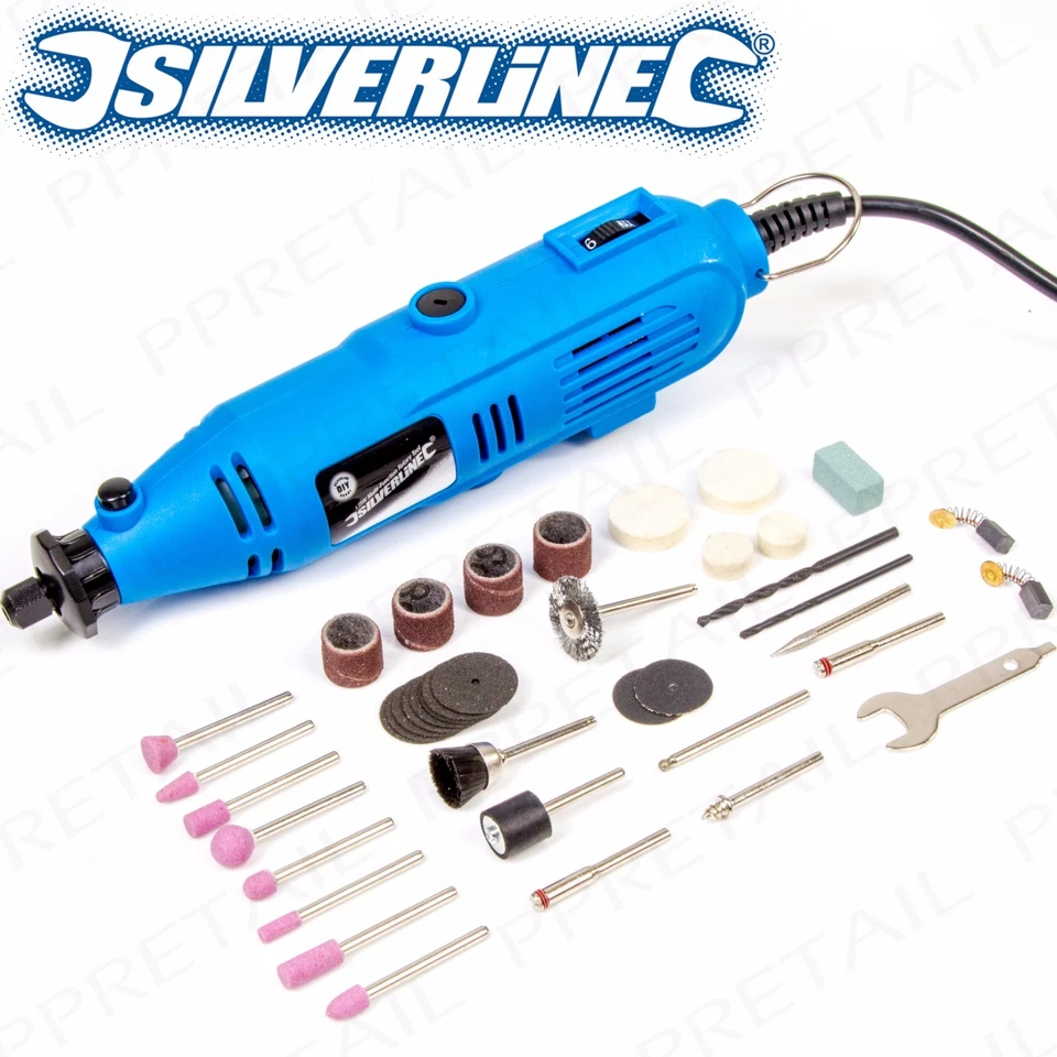 40Pc MULTI-PURPOSE ROTARY TOOL SET Electrical Dremel Engraving Hobby Craft Kit - Image 1 of 4