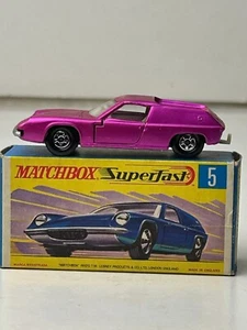 Matchbox Superfast No. 5 Lotus Europa with Original Box, Nice - Picture 1 of 20