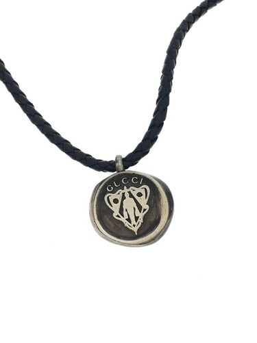 GUCCI SV925 Collana in argento con top da uomo usata